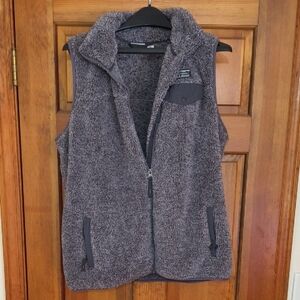L.L. Bean Charcoal Fleece Vest